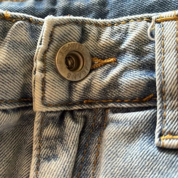 ๐ Trendy & Stylish High-Waisted Faded/Distressed Wide-Leg Jeans- Sz 28 - Picture 14 of 14